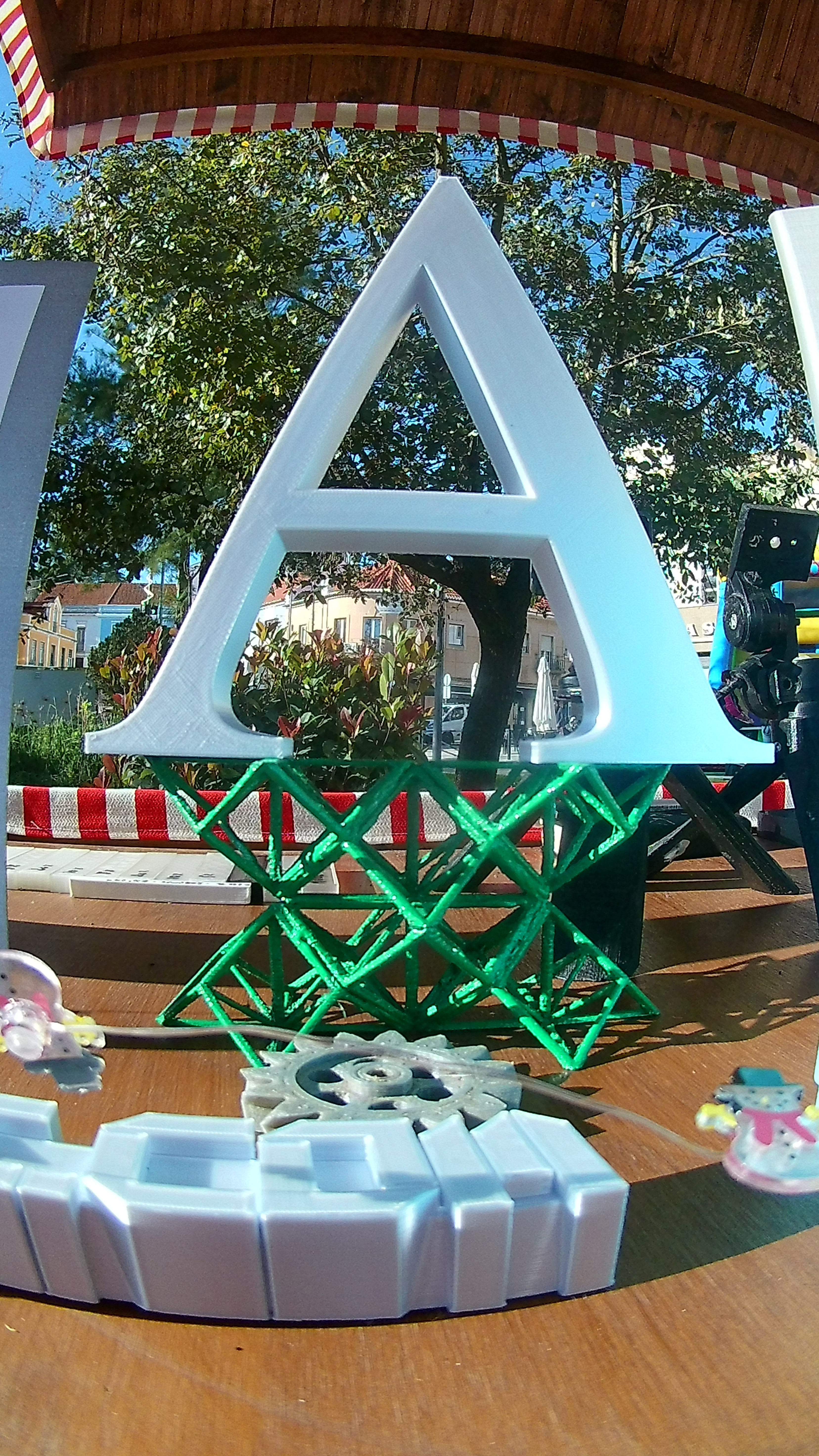 A 3D-printed demo letter