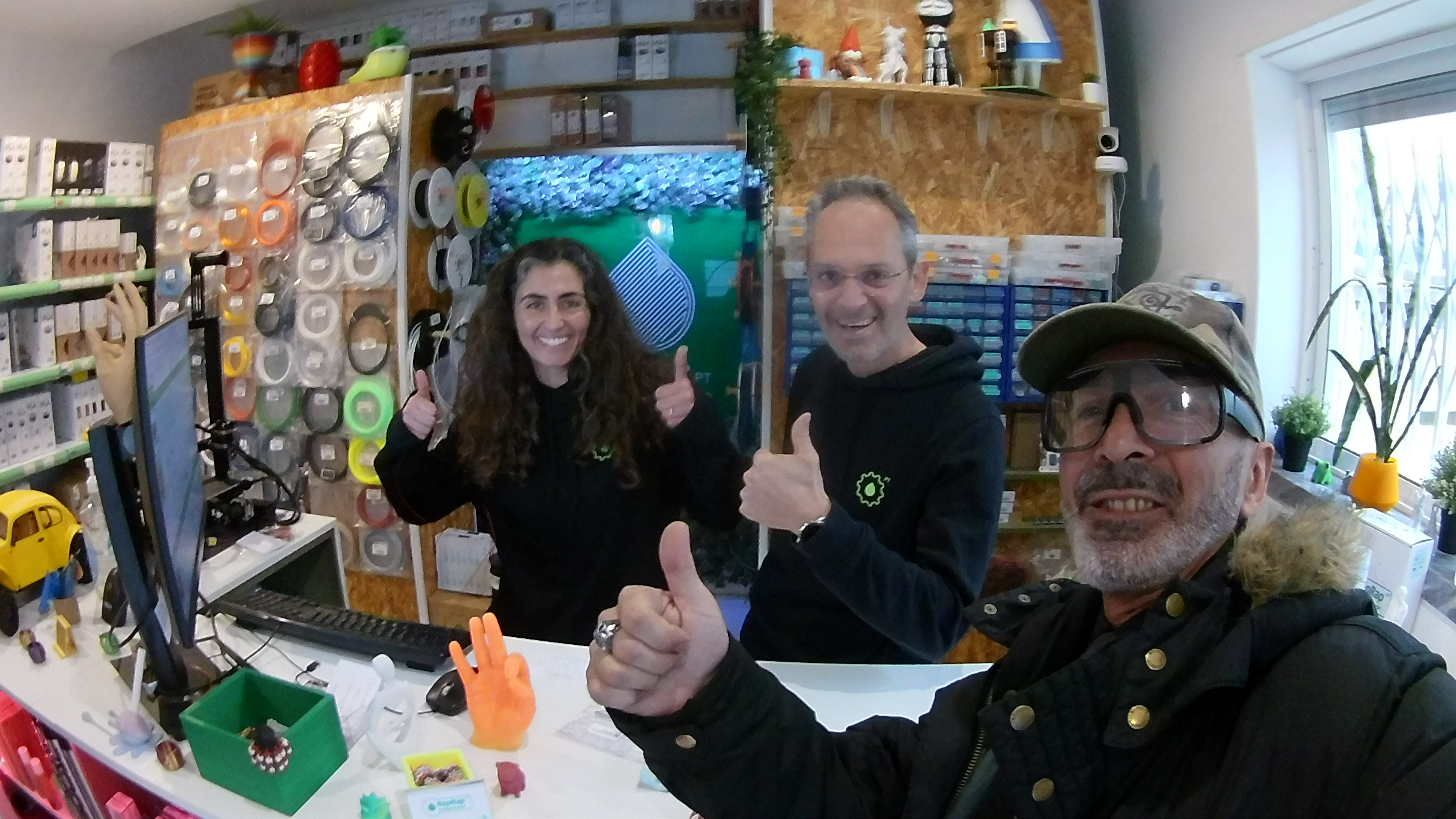 Liliana and Pedro from RepRap.Pt !