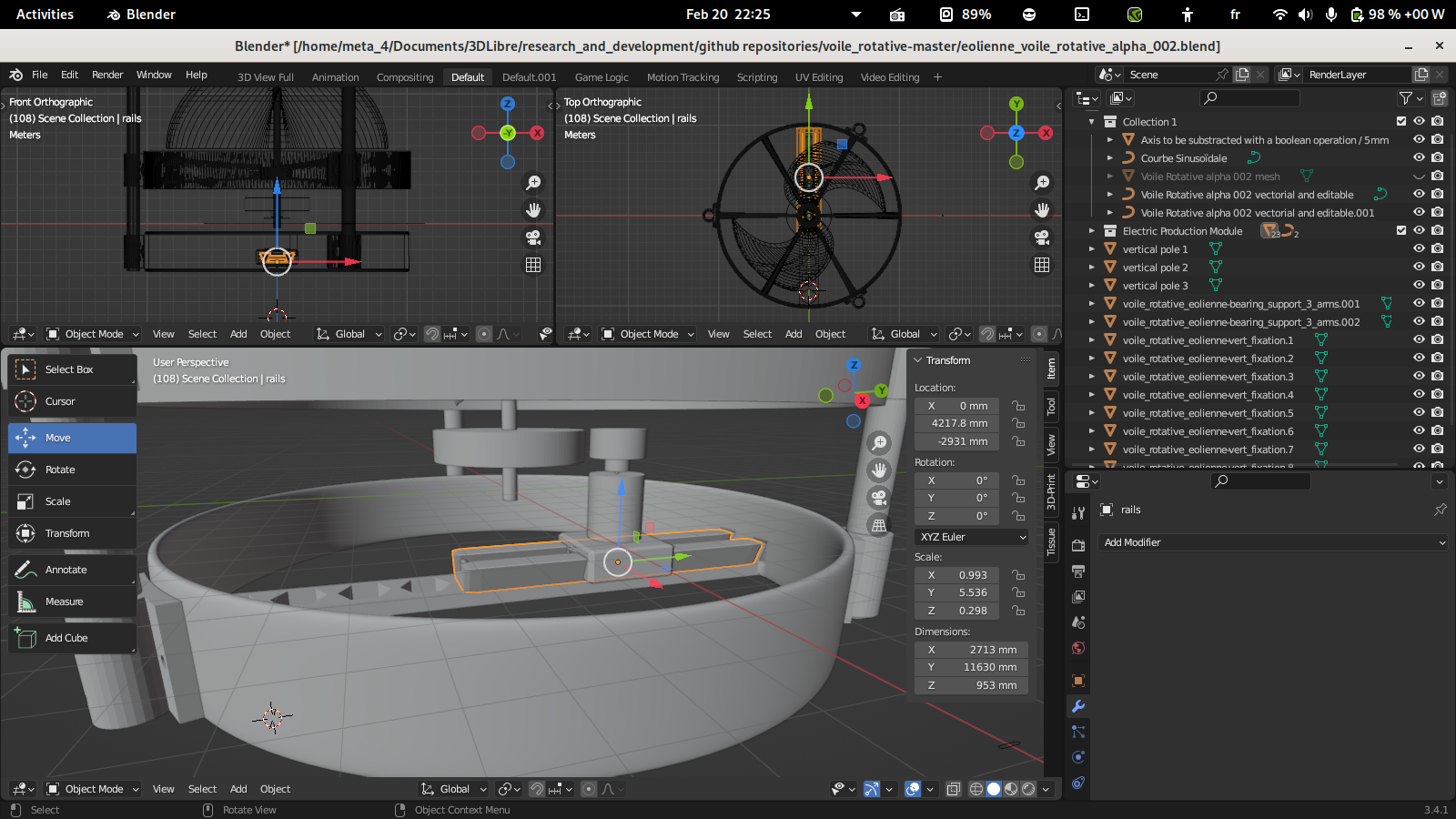 finishing the electricity production module