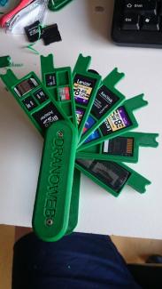Swiss Army Knife style SD cards holder