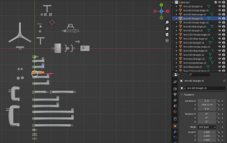 Modular Mounting System set of objects